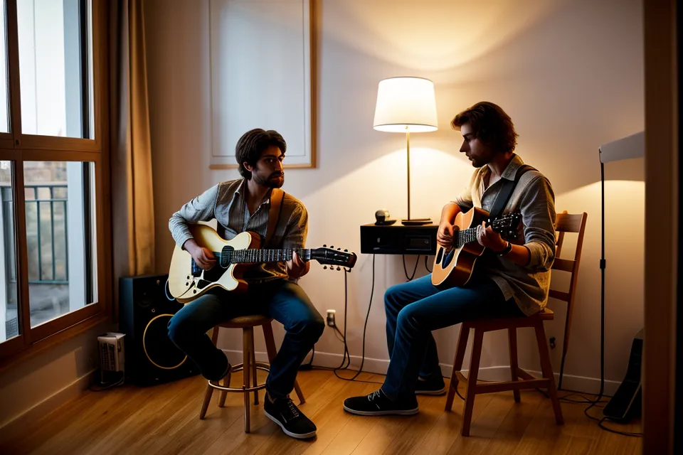 Apprendre à changer d'accords plus rapidement à la guitare : technique et progression pour un débutant qui s'enregistre chez lui