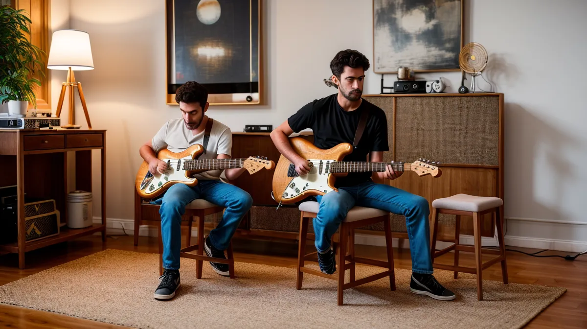 Plusieurs médiators pour choisir le bon accessoire quand on débute la guitare électrique
