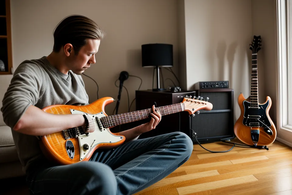 Feuille de tablature guitare imprimée à côté d'un médiator, repère pratique pour apprendre seul