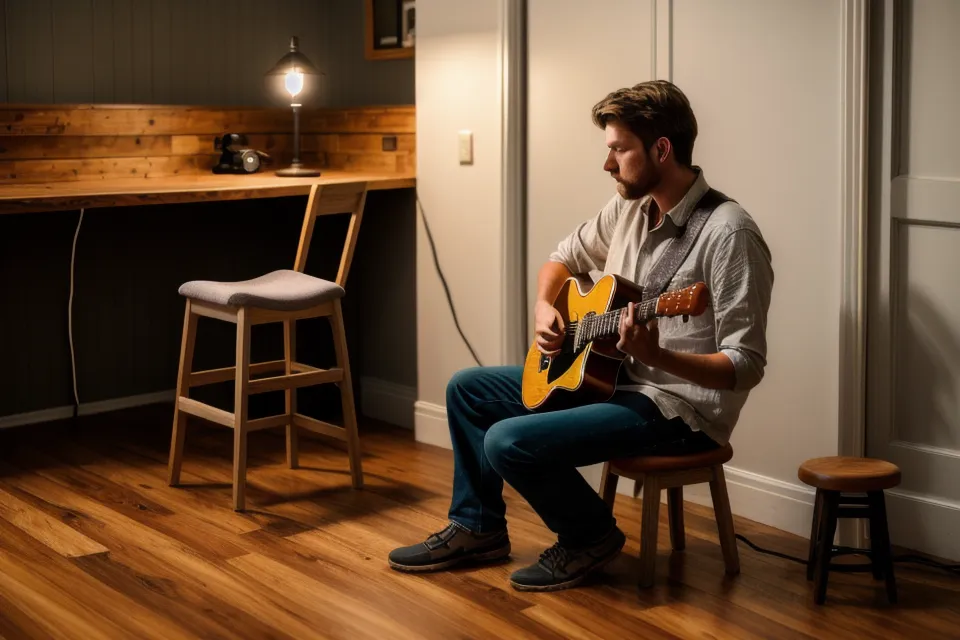 Éviter les bruits parasites lors de l'enregistrement de sa guitare dans un coin home studio débutant