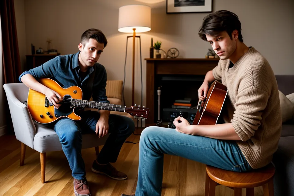 Smartphone utilisé comme dictaphone pour enregistrer une guitare acoustique, une astuce simple pour débutant en home-studio