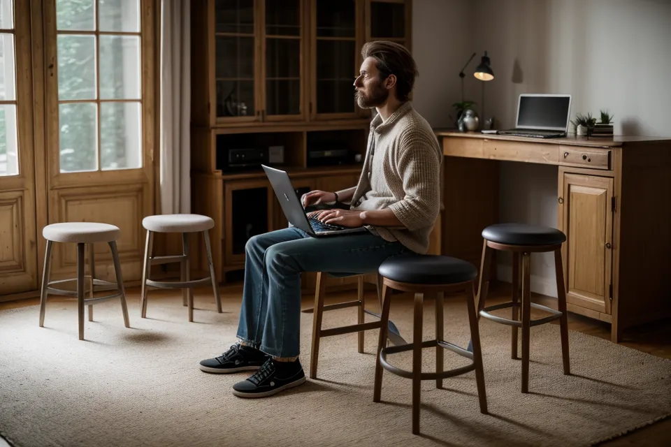 Main branchant un câble de guitare dans une interface audio externe pour un enregistrement débutant à la maison